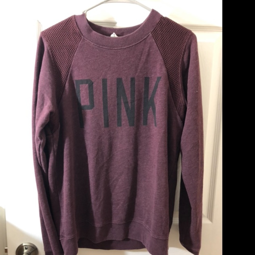 Pink hoodie by Victoria secret